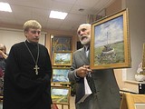 Выставка Анатолия Попова в Георгиевском соборе г. Одинцово