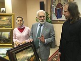 Выставка Анатолия Попова в Георгиевском соборе г. Одинцово