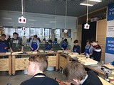 Мастер-класс по изготовлению скворечников в Старогородковской школе «Надежда»