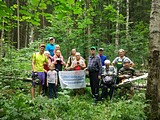 Субботник в Подушкинском лесопарке