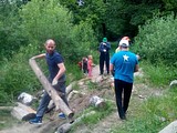 Субботник в Подушкинском лесопарке