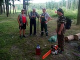 Субботник в Подушкинском лесопарке